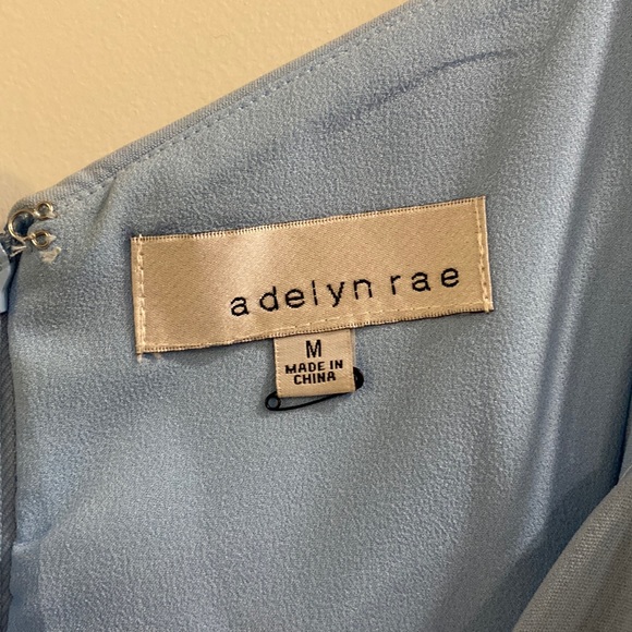 Adelyn Rae Shelby Cold Shoulder Dress - Light Blue - Picture 4 of 6